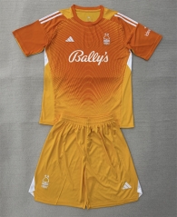 25-26 Nottingham Forest Goalkeeper Orange Soccer Uniform-AY