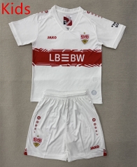 25-26 VfB Stuttgart Home White Kids/Youth Soccer Uniform-AY