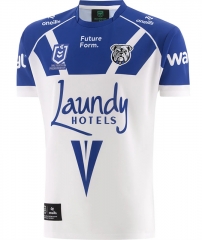 (S-7XL) 2026 Dog Home White&Blue Thailand Rugby Shirt