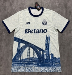 (S-4XL) 25-26 City Edition Porto Blue&White Thailand Soccer Jersey AAA-4506