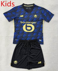 25-26 Lille OSC 3rd Away Blue Kid/Youth Soccer Uniform-AY