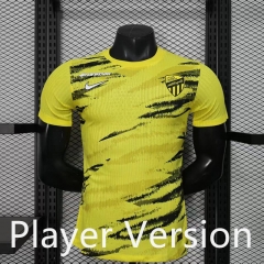 Player Version 2025-2026 Al Ittihad Saudi Yellow Thailand Training Soccer Jersey AAA-888