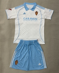 25-26 Real Zaragoza Home White Soccer Uniform-AY