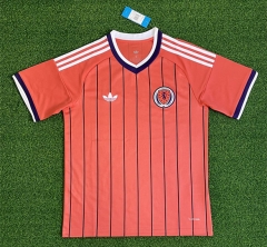 (S-4XL) 26-27 Scotland Away Red Thailand Soccer Jersey AAA-403