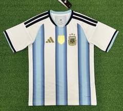 (S-4XL) 26-27 Argentina Home Blue&White Thailand Soccer Jersey AAA-403