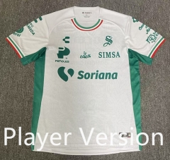 (S-4XL) Player Version 2025-2026 Santos Laguna 2nd Away White Thailand Soccer Jersey AAA-912