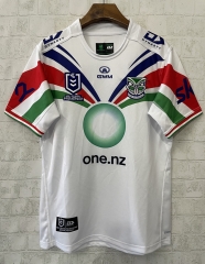 (S-7XL) 2026 New Zealand Warriors Away White&Blue&Green Thailand Rugby Jersey