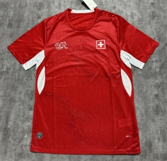 (S-4XL) 26-27 Switzerland Home Red Thailand Soccer Jersey AAA-4506