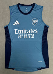 (S-4XL) 2025-2026 Arsenal Blue Thailand Training Soccer Vest AAA-4728