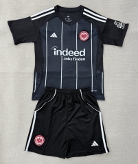 25-26 Champions League Version Eintracht Frankfurt Black Soccer Uniform-AY