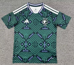 (S-4XL) 26-27 Saudi Arabia Home Green Thailand Soccer Jersey AAA-512