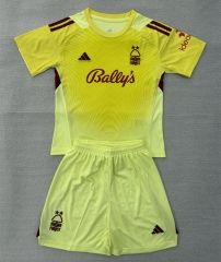 25-26 Nottingham Forest Goalkeeper Yellow Soccer Uniform-AY