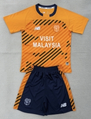 25-26 Cardiff City 2nd Away Orange Soccer Uniform-AY