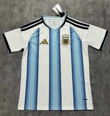 (S-4XL) 26-27 Argentina Home Blue&White Thailand Soccer Jersey AAA-4506