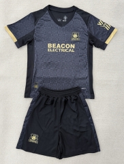 25-26 Plymouth Argyle F.C. Away Black&Gray Soccer Uniform-AY