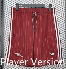 Player Version 25-26 Casual Version Arsenal Red Thailand Soccer Shorts-888