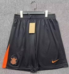 25-26 Corinthians 2nd Away Black Thailand Soccer Shorts