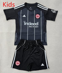 25-26 Champions League Version Eintracht Frankfurt Black Kid/Youth Soccer Uniform-AY