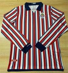 (S-3XL) Retro Version 2018 Deportivo Guadalajara Red&White LS Thailand Soccer Jersey AAA-6895