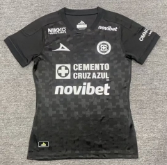 25-26 Cruz Azul 2nd Away Black Women Thailand Soccer jersey AAA-4442