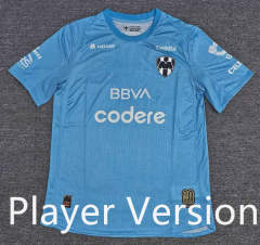 (S-4XL) Player Version 2025-2026 Monterrey Goalkeeper Laker Blue Thailand Soccer Jersey AAA-912