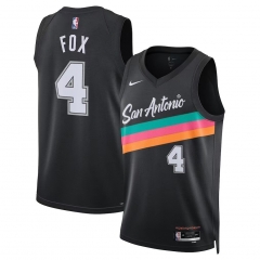 2026 City Edition San Antonio Spurs Black #4 NBA Jersey-311