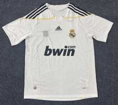 Retro 09-10 Real Madrid Home White Thailand Soccer Jersey AAA-9662