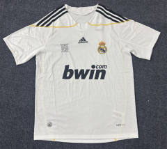 Retro 09-10 Real Madrid Home White Thailand Soccer Jersey AAA-9662