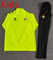 25-26 Real Betis Fluorescent Green Kids/Youth Soccer Tracksuit -4692