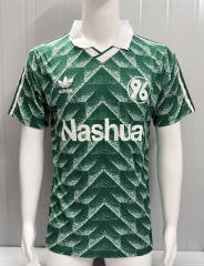 Retro Version 90-91 Hannover 96 Away Green Thailand Soccer Jersey AAA-503
