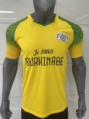 26-27 Special Version Burkina Faso Yellow Thailand Soccer Jersey AAA-416