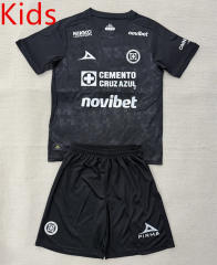 2025-2026 Cruz Azul 2nd Away Black Kid/Youth Soccer Uniform-AY