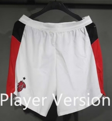 Player Version 25-26 AC Milan Away White Thailand Soccer Shorts-4563