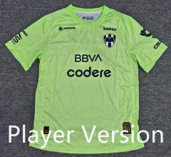 (S-4XL) Player Version 2025-2026 Monterrey Goalkeeper Green Thailand Soccer Jersey AAA-912