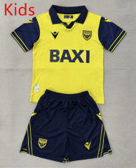 25-26 Oxford United Football Club Home Yellow Kid/Youth Soccer Uniform-AY