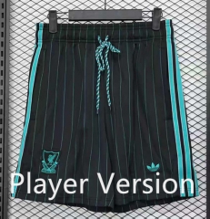 Player Version 25-26 Casual Version Liverpool Black Thailand Soccer Shorts-888
