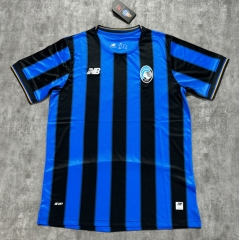 (S-4XL) 25-26 Atalanta BC Home Blue&Black Stripes Thailand Soccer Jersey AAA-4506