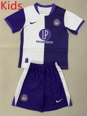 25-26 Toulouse FC Home Blue&White Kid/Youth Soccer Uniform-AY