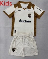 2025-2026 RC Lens 2nd Away Beige Kids/Youth Soccer Uniform-AY
