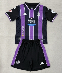 25-26 Real Valladolid Away Black&Purple Soccer Uniform-AY
