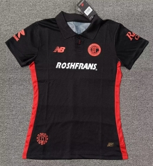 25-26 Deportivo Toluca FC 2nd Away Black Women Thailand Soccer Jersey AAA-5378