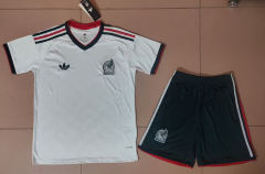 26-27 Mexico Away White Soccer Uniform-718