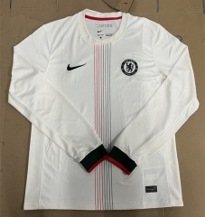 (S-4XL) 25-26 Chelsea Away White LS Thailand Soccer Jersey AAA-422