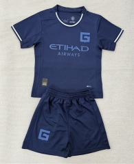 25-26 Girona FC 2nd Away Royal Blue Soccer Uniform-AY
