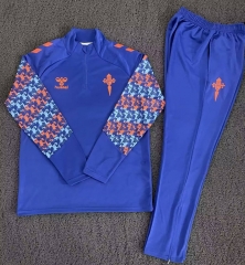 25-26 Celta de Vigo Blue Thailand Soccer Tracksuit-4692