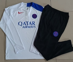 (T90) 2025-26 Paris SG White Thailand Soccer Tracksuit -815