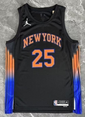 2026 Limited Version New York Knicks Black #25 NBA Jersey-311