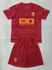 25-26 Valencia 2nd Away Red Soccer Uniform-AY