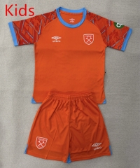 25-26 West Ham United Goalkeeper Orange Kids/Youth Soccer Uniform-AY