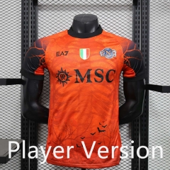 Player Version 25-26 Halloween Version Napoli Orange Thailand Soccer Jersey AAA-888